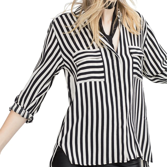 Mujeres. riped m s el tama o blusas flojas da vuelta abajo de