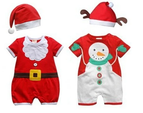 

1pcs/lot Christmas Gift Hot Baby Rompers Santa Claus Clothes Children Romper Newborn Boy Girl Rompers for Kids Infant Clothing