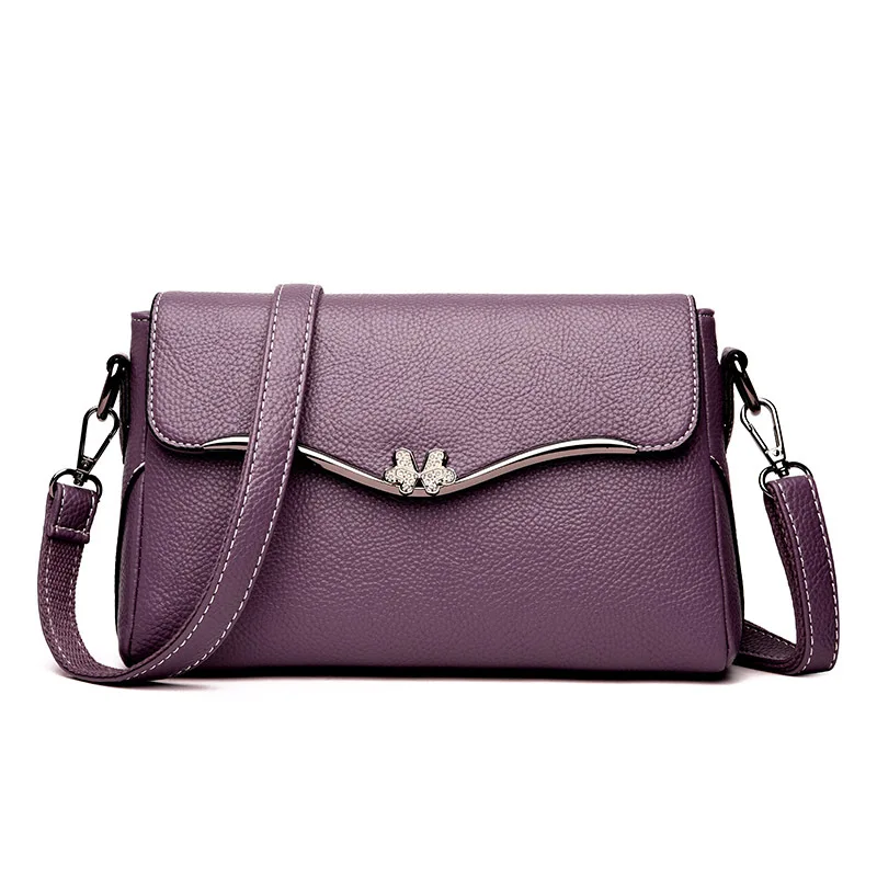 

Chu JJ Women's Genuine Leather Handbags Fashion Flowers Ladies Shoulder CrossBody Bags Women Messenger Bags