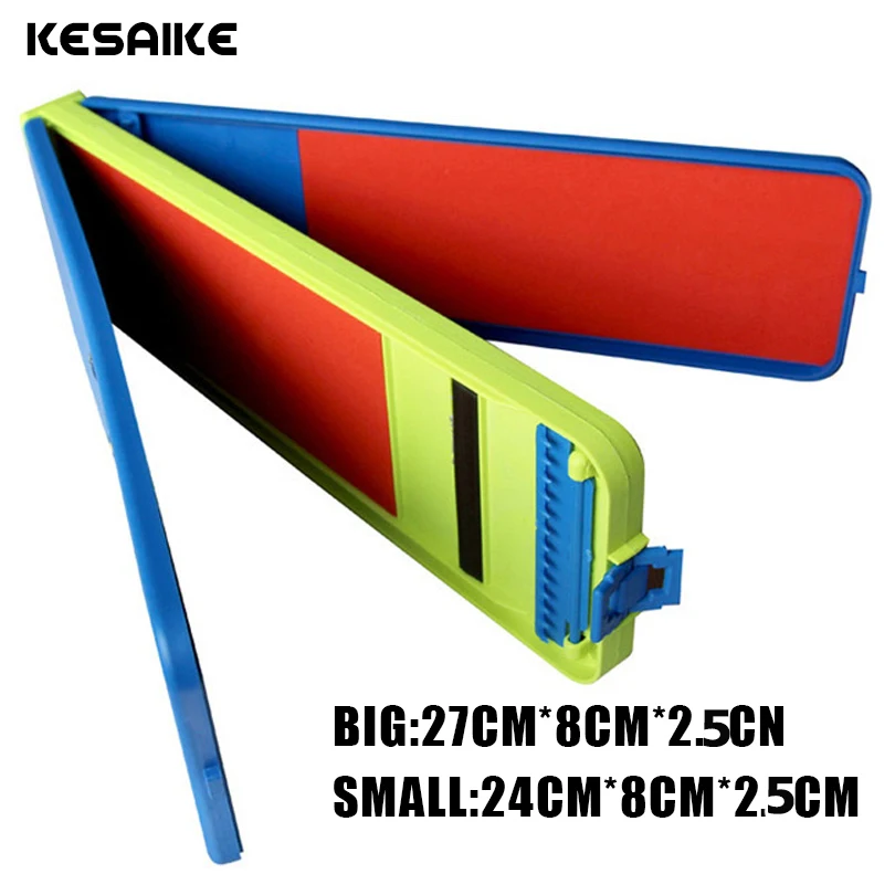 KESAIKE Plastic second line fishing box blue double-sided four layer box portable fishing tackle box fishing accessories tools