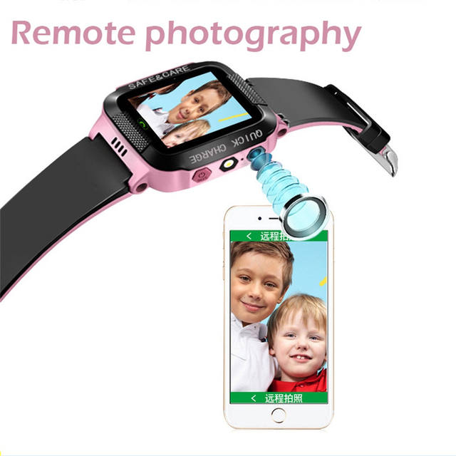 Smart Watch Child with GPS GSM Locator Touch Screen Tracker SOS Flashlight for Kids Family Phone Tracking