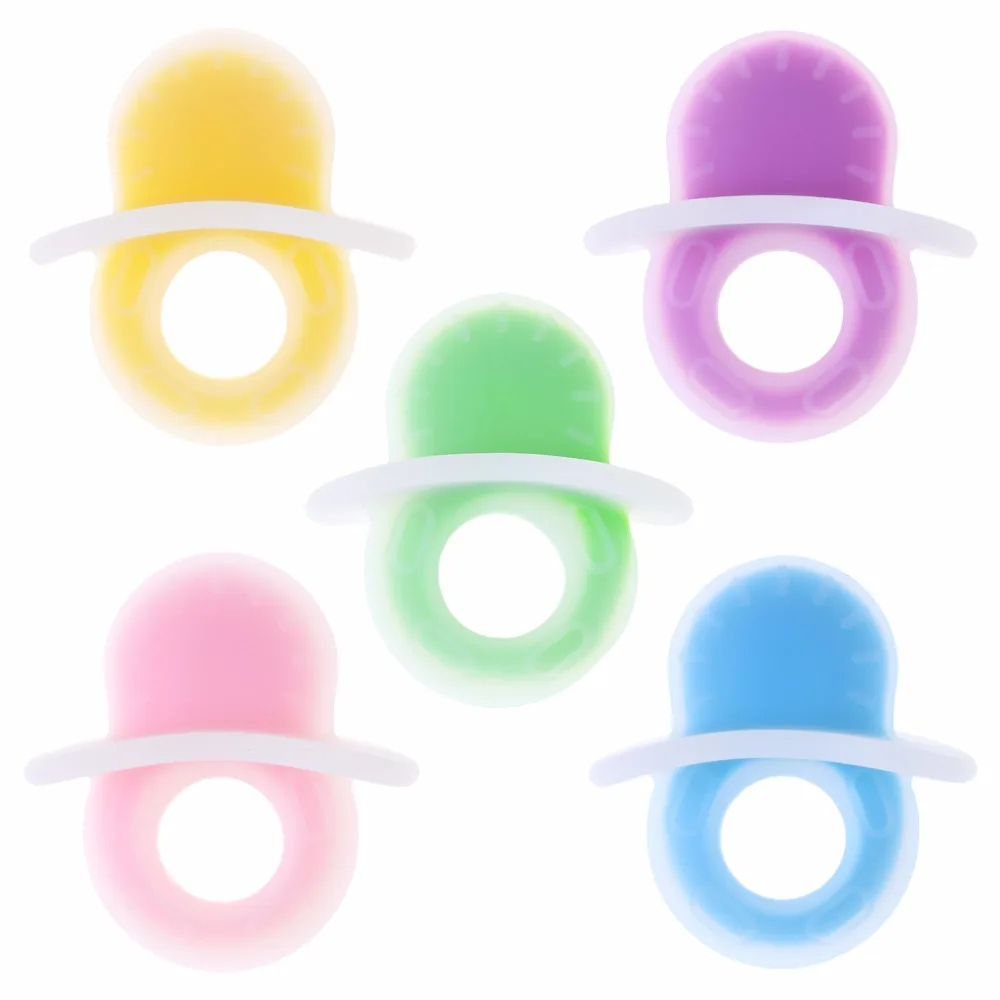 Baby Teether Food Grade PP Teething Pacifier Chew Bite Toys Massage