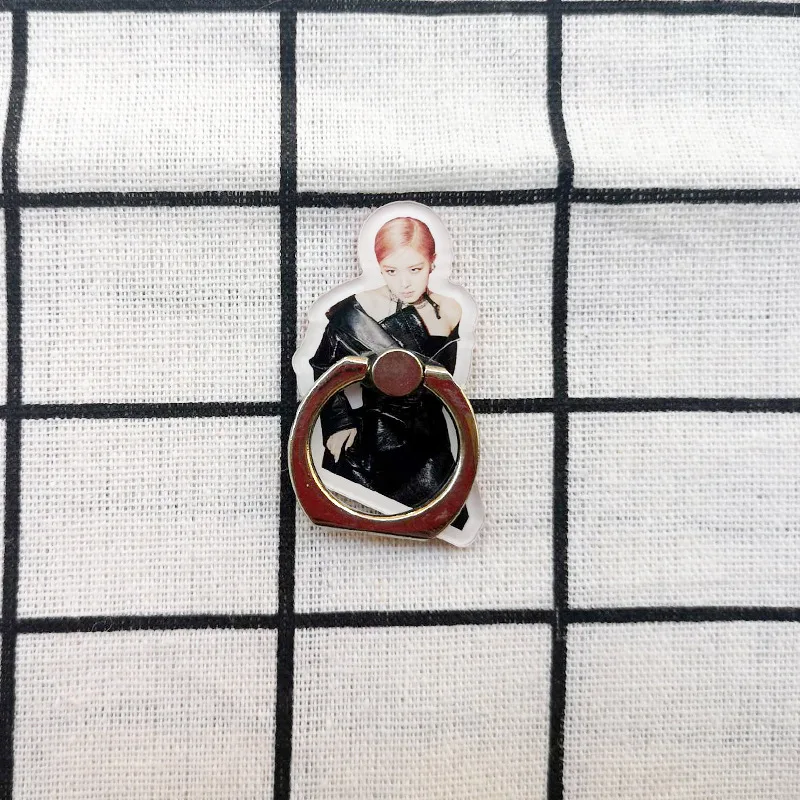 Модный альбом Дженни Роза подставка держатель для мобильного телефона Kpop Blackpink Kill This Love регулируемое Универсальное кольцо на палец - Цвет: 5