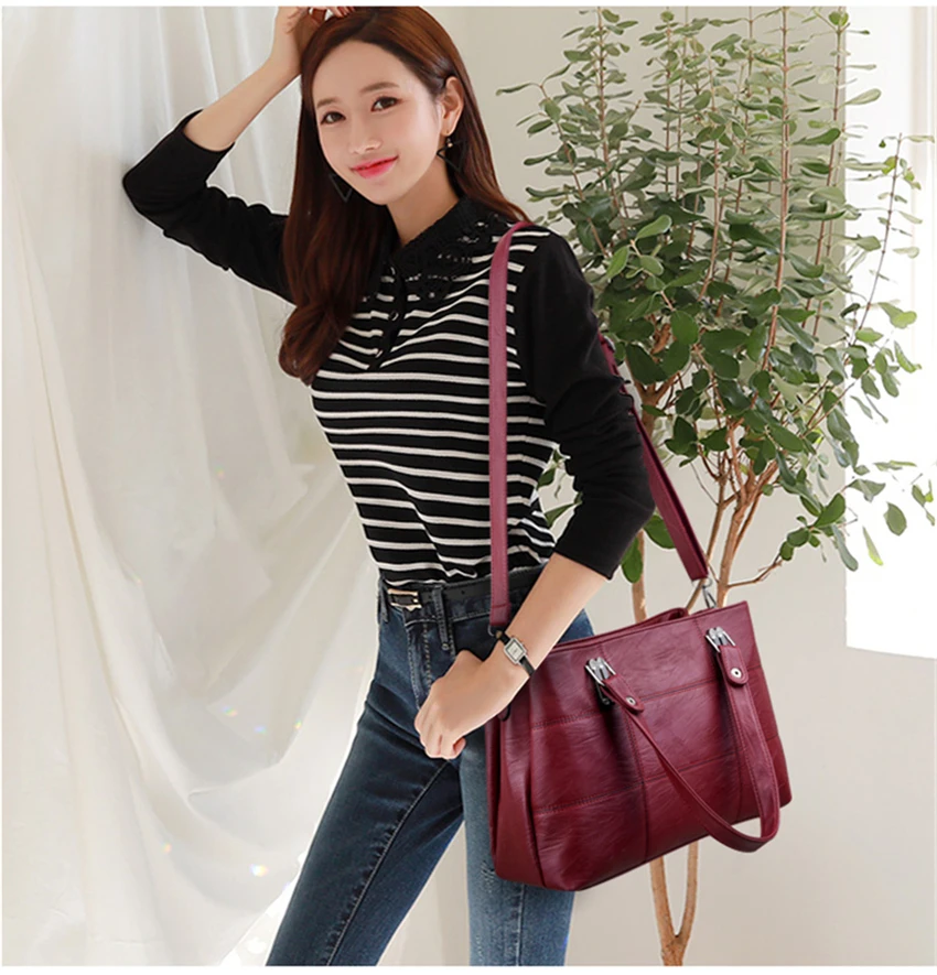 Kmffly marca bolsas de couro das mulheres