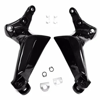 

Rear Gloss Black Passenger Brackets For 2003-2013 Victory Boardwalk Judge Vegas Highball Gunner