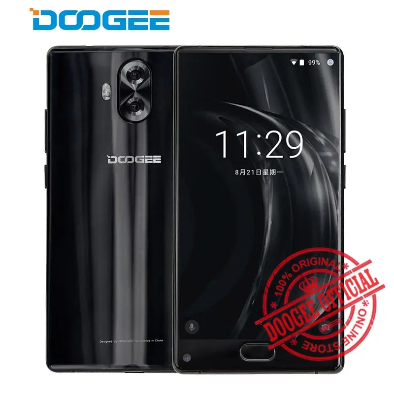 

Original DOOGEE MIX Lite Smartphone Dual Rear 13MP Cams 5.2'' Android 7.0 MTK6737 Quad Core 2GB+16GB 3080mAh Fingerprint Phones