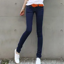 Материковой части размера плюс 26-31 женские брюки летние стильные женские джинсовые потертые женские джинсы со средней талией женские узкие обтягивающие джинсы