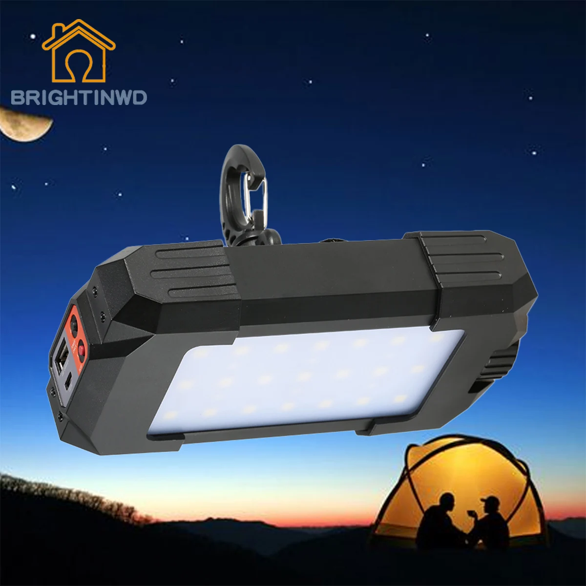 

10W 27 LEDS Portable Lantern Camping light with USB Camping Travel Mobile Power Bank 500LM Tent Light