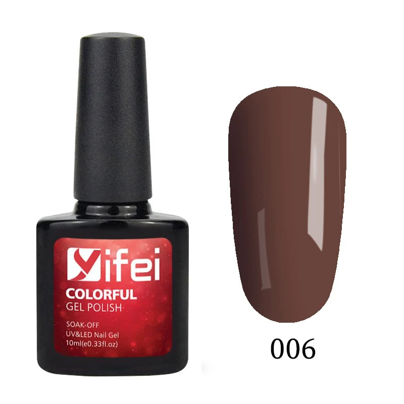 YIFEI, 10 мл, 1 шт., замачиваемый лак для ногтей, УФ-Гель-лак для ногтей, телесный цвет, полуперманентный базовый верхний слой, УФ-лампа, дизайн ногтей, все для ногтей - Цвет: MQD006
