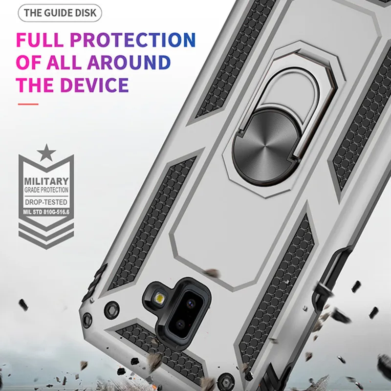 

Magnetic Shockproof Armor Kickstand Phone Case For SAMSUNG J4 J6 Plus J730 J530 G530 J2 Core J7 Prime J2 Pro J3 2018 J2 Prime