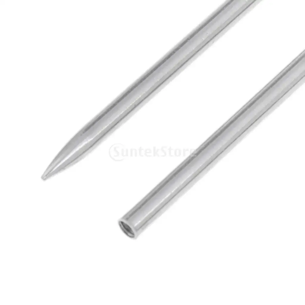 2pcs 80mm Long Stainless Steel Paracord Fid Lacing Stitching Needle with 2mm/3mm Hole Diameter