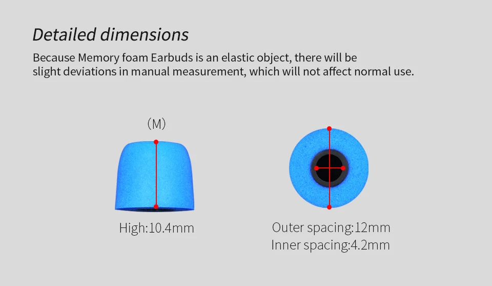 2 Pcs_1_Pair_KZ_T400_T500_Caliber_Ear_PadsCap_Memory_Foam_Sponge_Ear_Pads_headphone_with_Set_Headsets_Accessories (8)