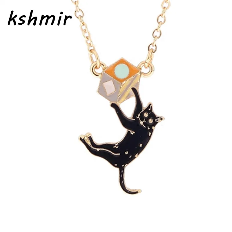 

Kshmir Classic fashion new drip cat short chain necklace clavicle women adorn article The girl pendant necklace