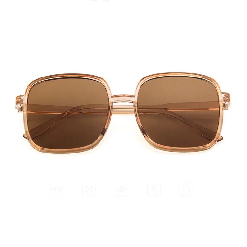 

Vintage Sunglasses Women Square Frame Frown Black Female Unisex summer Style Sun Glasses men Driving UV400 Oculos De Sol