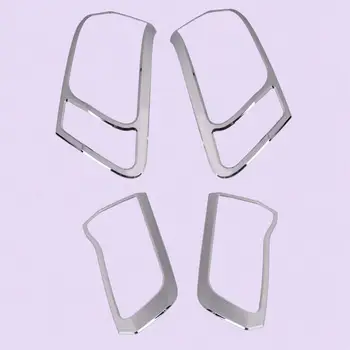 

DWCX Chrome Rear Tail Light Lamp Cover Trim Frame Sticker Fit for Jeep Grand Cherokee 2014 2015 2016