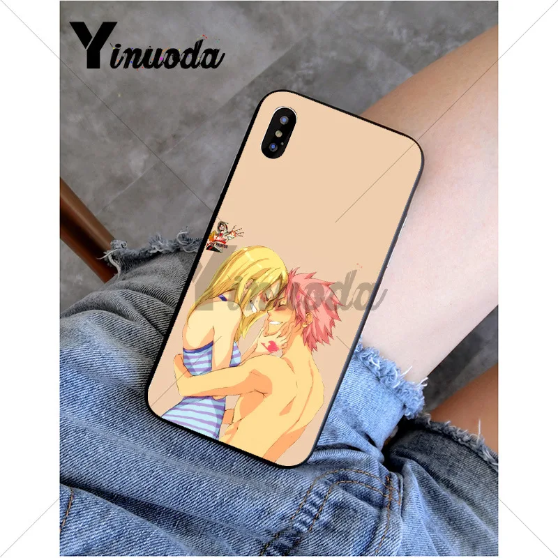 Yinuoda Аниме Манга Фея хвост клиент высокий телефонный чехол для Apple iPhone 8 7 6 6S Plus X XS