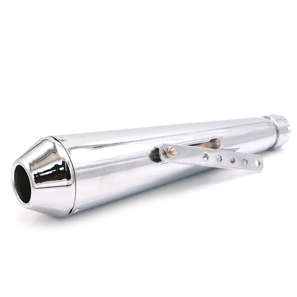 Universal 39-46mm Motorcycle Muffler Exhaust Retro Vertical Back Pressure Case For Harley GY6 CBR CBR125 CBR250 - Image 4