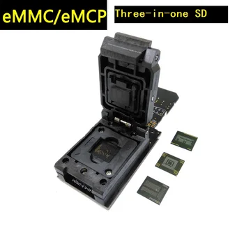 

EMMC153/169 eMCP162/186/221 three-in-one SD interface test seat data recovery seat