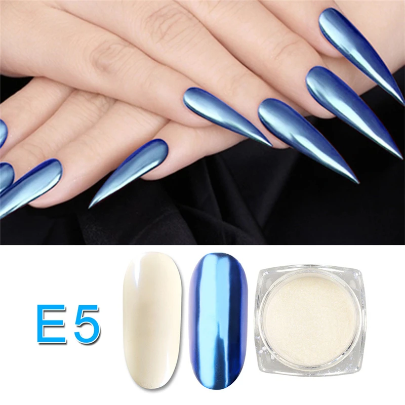 

1g Nail Glitter Mermaid Powder Dust Pearl Shell Glimmer Nail Art Pigment Shimmer Manicure Tips Nail Mirror Powder for Nail