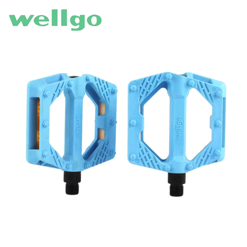 

Colorful Wellgo B223N Nylon Fiber Ball Bearing pedal BMX Bike Bicycle Pedals
