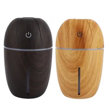 

180ml Diffuser Peach Air Humidifier Remote Control Wood Grain Essential Oil Mist Maker LED Aromatherapy Machine