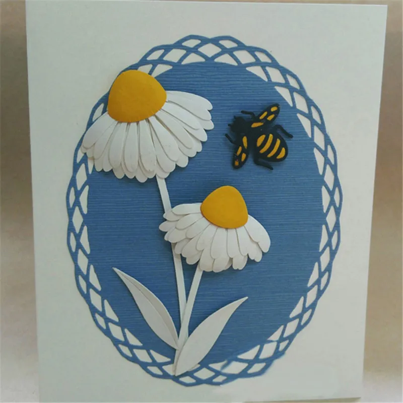 

Naifumodo Secret Garden Flower METAL CUTTING DIES Stencil Scrapbooking Photo Album Card Paper Embossing Craft DIY New 2019