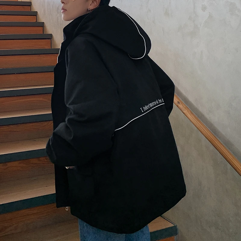 2019 Korean Style Men's New Streetwear Brand Bomber Jacket Bf Leisure Work Clothes Loose Coat Male Windbreaker Big Size M-5XL 2019 Korean Style Men's New Streetwear Brand Bomber Jacket Bf Leisure Work Clothes Loose Coat Male Windbreaker Big Size M-5XL