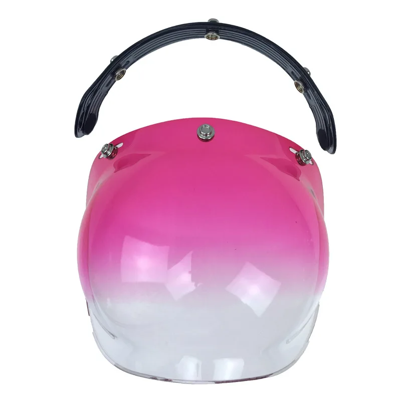 

high quality face helmet visor vintage motorcycle helmet bubble shield Helmet Extra Helmet Windshield 13 colors available
