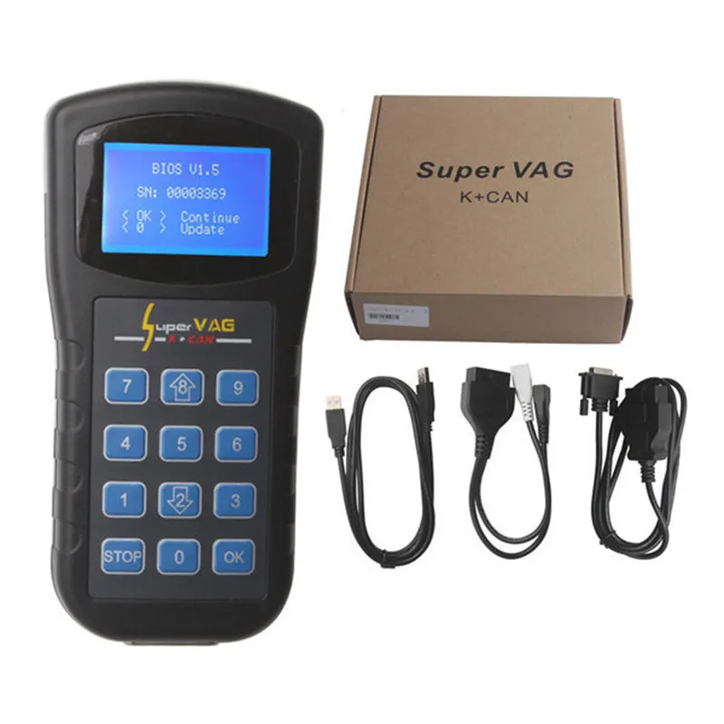 Super VAG K+ CAN V4.8 Commander Super VAG K+ CAN 4,8 коррекция одометра многоязычный сканер для V-W для Au-di для Sko-da