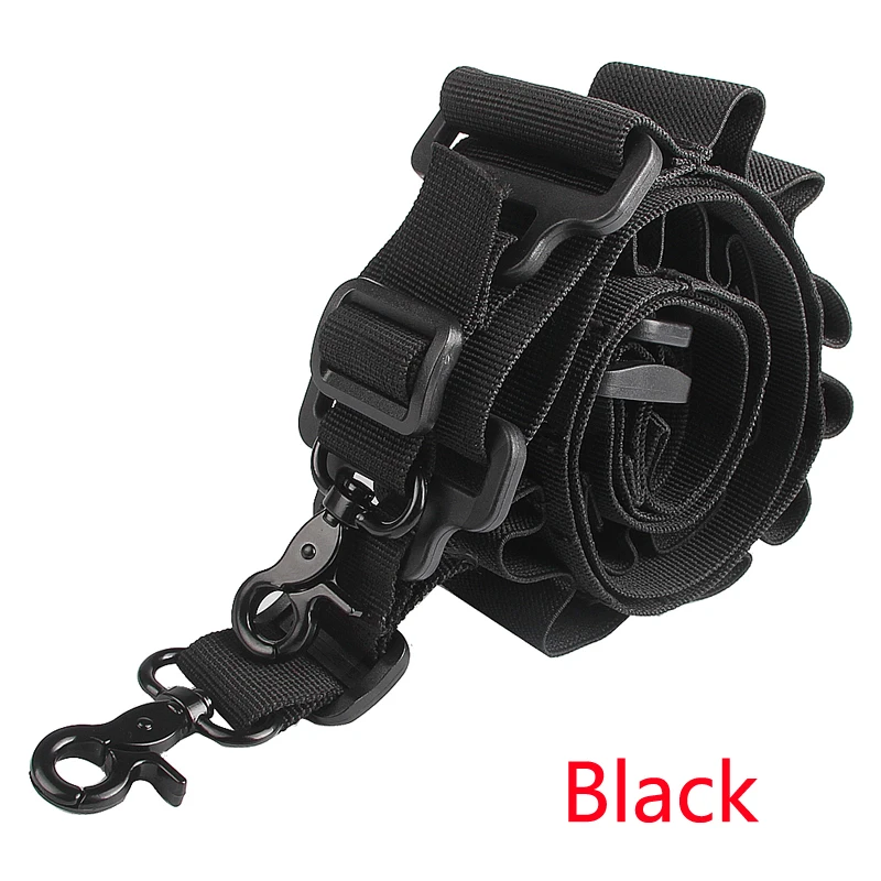 Tactical  Shotgun Two Points Sling Strap Adjustable Hunting Rope Strap Metal Hooks Caliber 15 for Outdoor Airsoft RL30-0005-22
