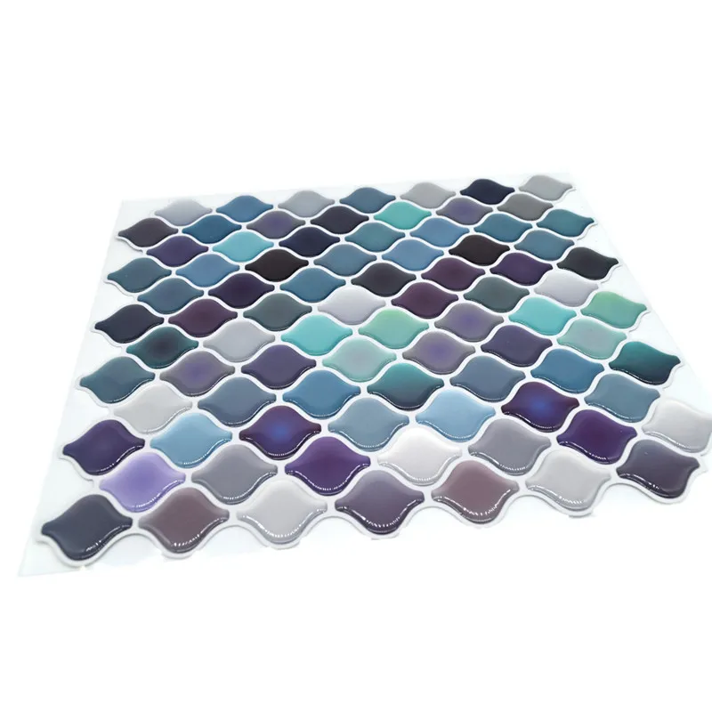 Mosaic Wall Tile Peel and Stick Self adhesive Backsplash DIY Kitchen Bathroom Home Wall Sticker Vinyl 3D