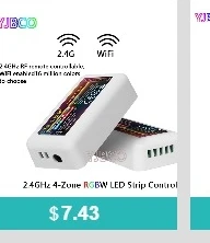 DC12-24V беспроводной пульт управления Mi Light 10A 2,4 г 4-зоны RF Беспроводной RGBW светодиодный пульт дистанционного управления светодиодный диммер для 5050 3528 светодиодный полосы светильник лампа