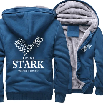 

Fashion Streetwear Harajuku Men's Sportswear 2019 Spring Hoody House Stark The Song Of Fire And Ice Winter Is Coming Hoodies Men