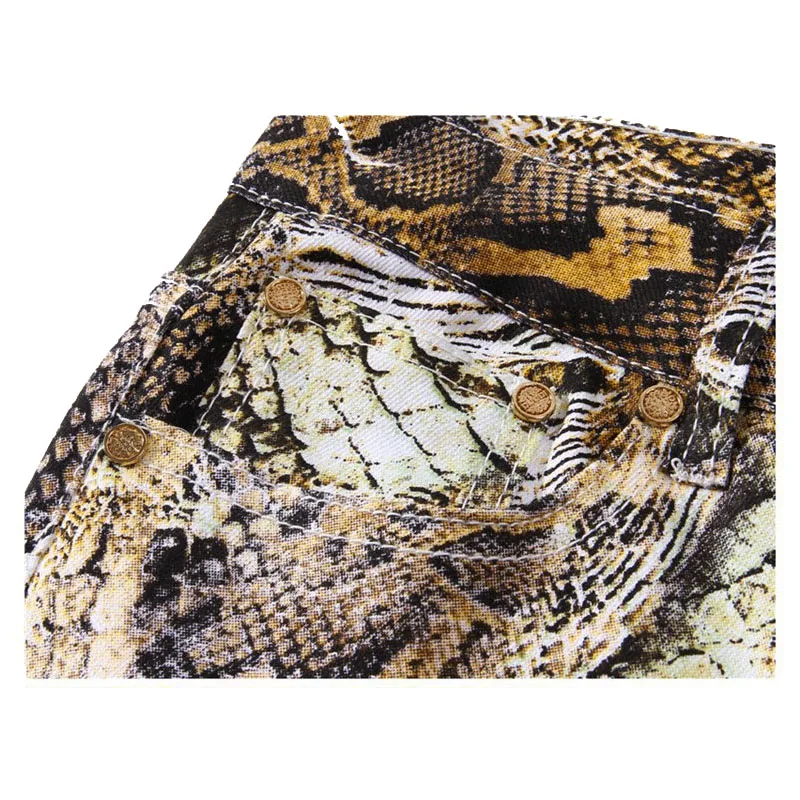 Mens Snakeskin Printed Nightclub Skinny Pants Occident Stage Trousers Leisure D Mens Snakeskin Printed Nightclub Skinny Pants Occident Stage Trousers Leisure D