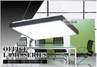 Modern aluminum 480*480MM flat panel led lighting  ultra-thin office pendant light supermarket panel light Free Shipping