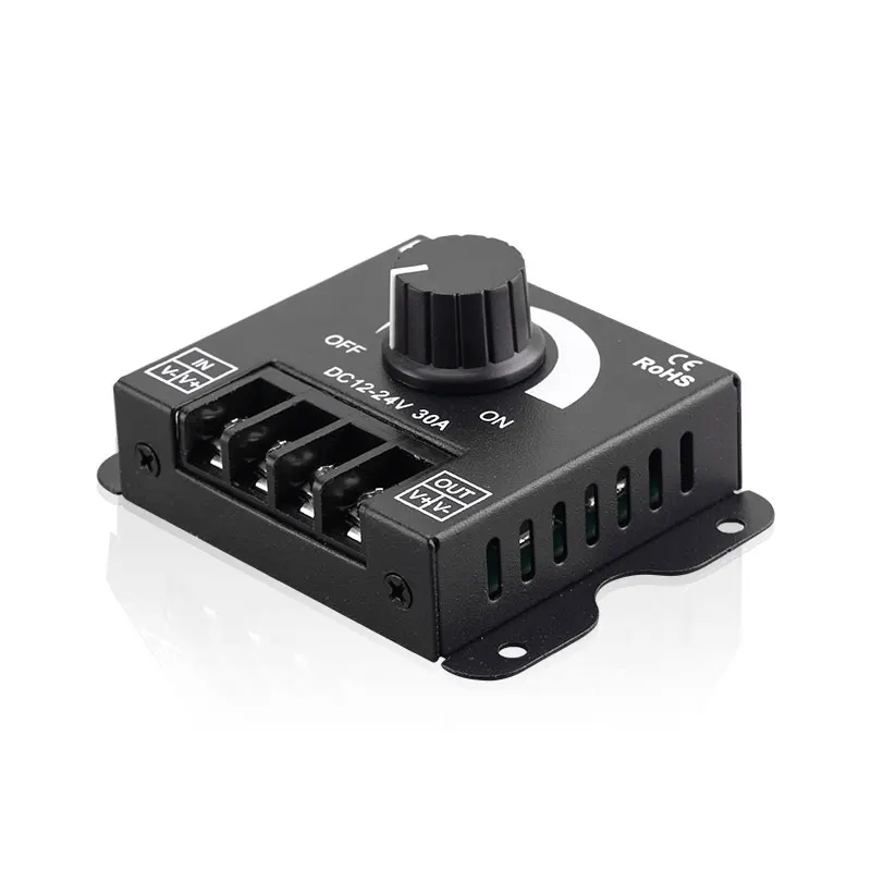 Вращающийся светодиодный регулятор яркости 12 В 24 30 А 360 Вт|led controller|control led stripscontroller