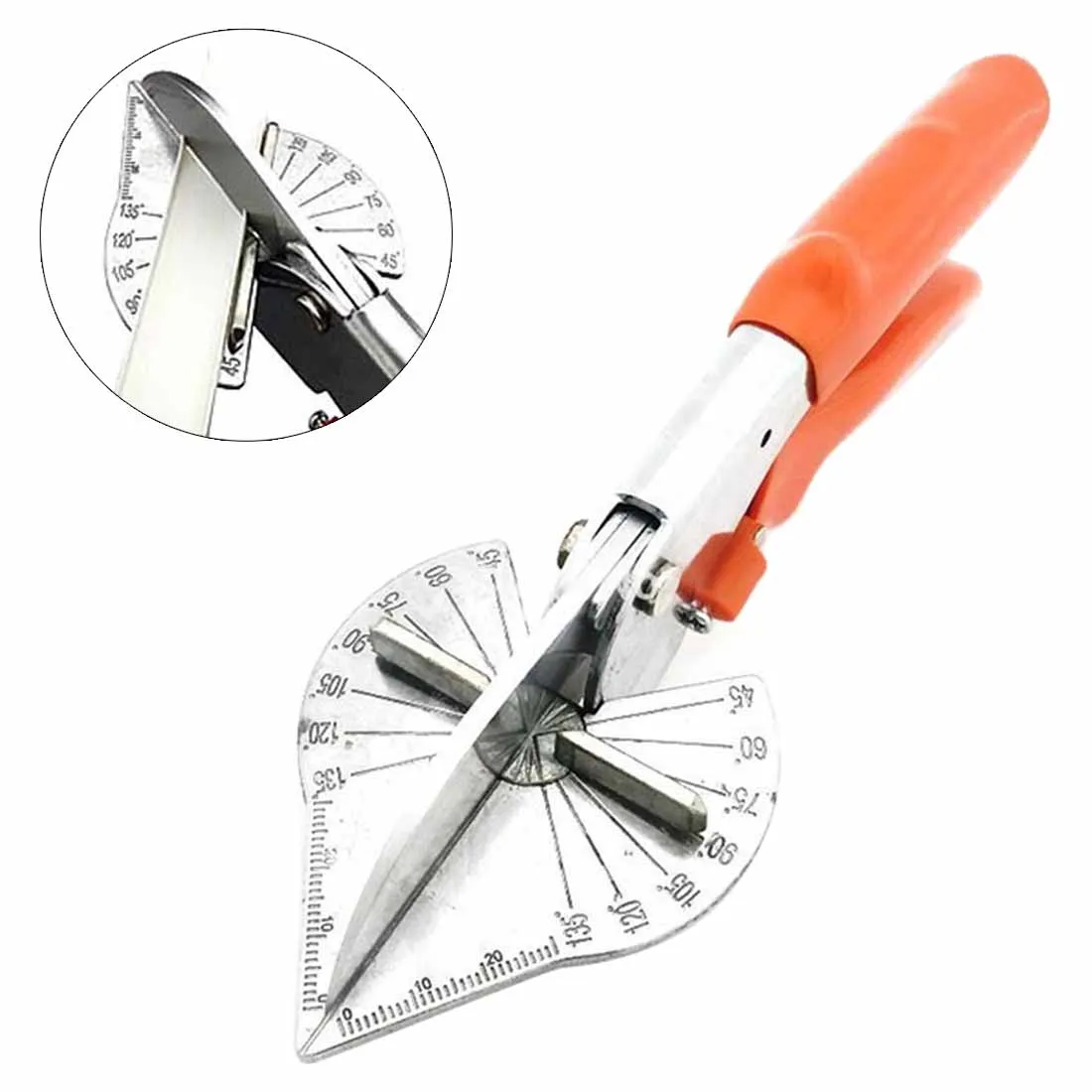 220 MM مقص PVC PE البلاستيك الأنابيب خرطوم مقص 45-180 درجة متعددة زاوية ميتري انحياز قناة أسلاك القاطع السباكة أداة سفينة حر