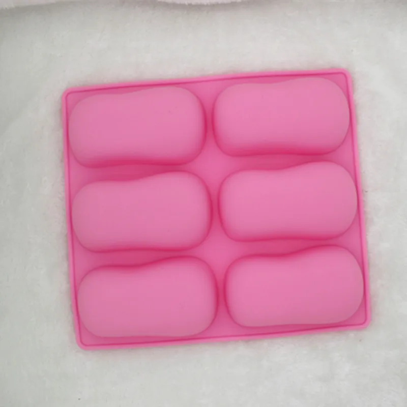 6. Hand soap mold of jelly pudding with oval mechanism cake mousoap