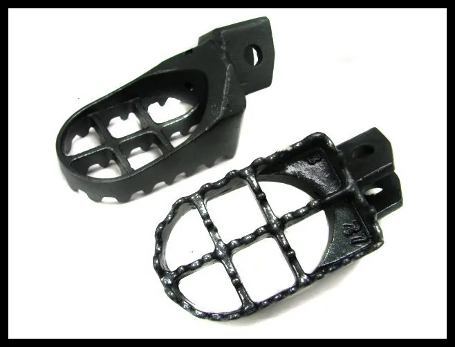 Серые мотоциклетные стальные подножки для Yamaha YZ 80 125 250 500 YZ125 WR 200|footpeg|footpegs motorcycle |