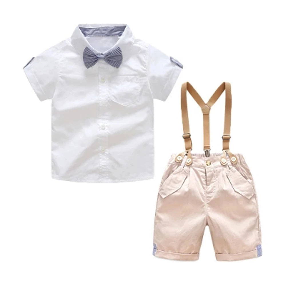Toddler Boys Clothes Set Summer Baby Suit Shorts Shirt 1 2 3 4 Year