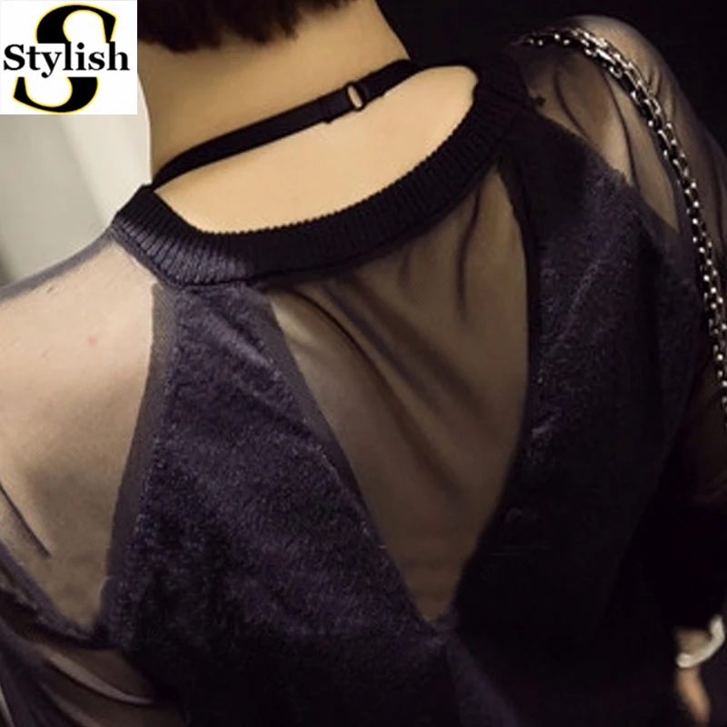 Рубашка женская черная с длинным рукавом|shirt female|blouse shirt womenblack blouse |