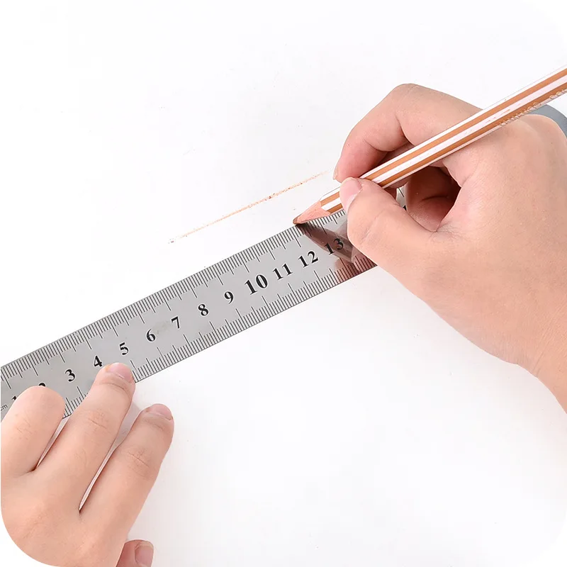

Sewing Foot Sewing 15 20cm Stainless Steel Metal Straight Ruler Ruler Tool Precision Double Sided Measuring Tool