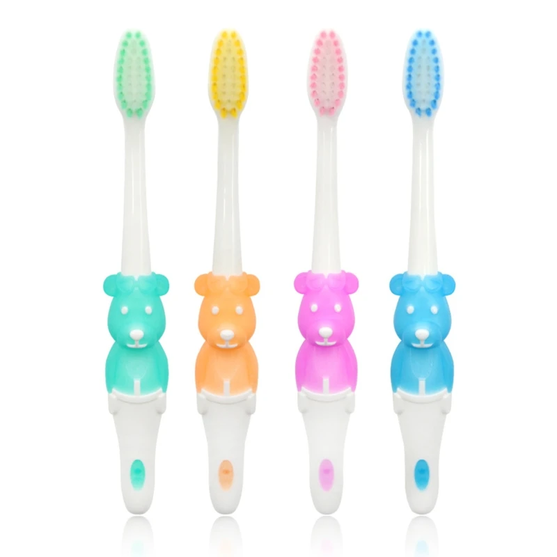 Kids Baby Children Toddler Cute Cow Rabbit Soft Toothbrush Oral Dental Care PP