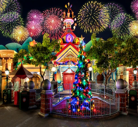 Photo Background Vinyl Backdrops For Photography Colorful Scene Night Fireworks Christmas Photos | Электроника