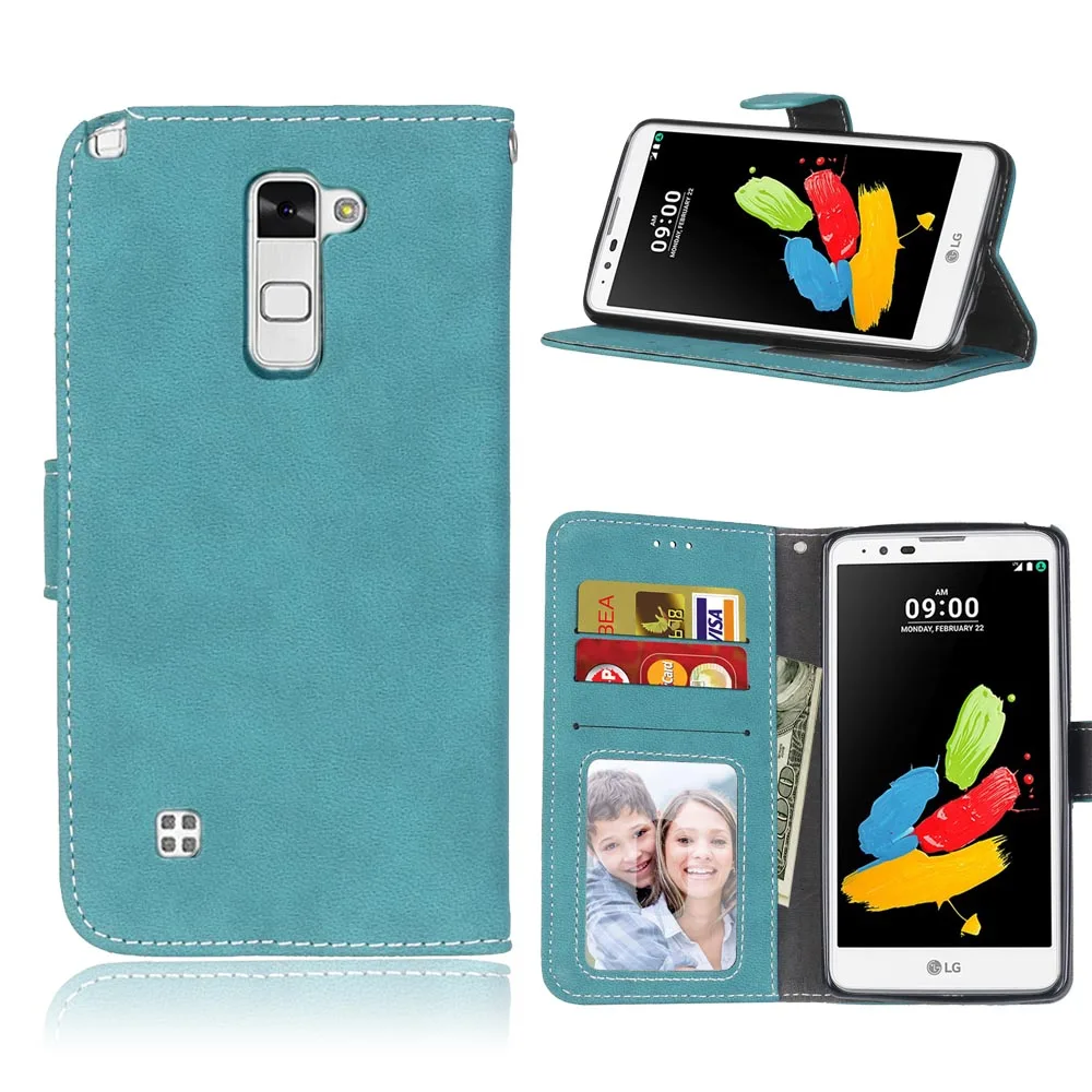 

For LG Stylus 2 K520 Case Flip Leather Cover Wallet Case for LG Stylus 2 Phone Cases for LG K520 Protective Case Back Covers Bag