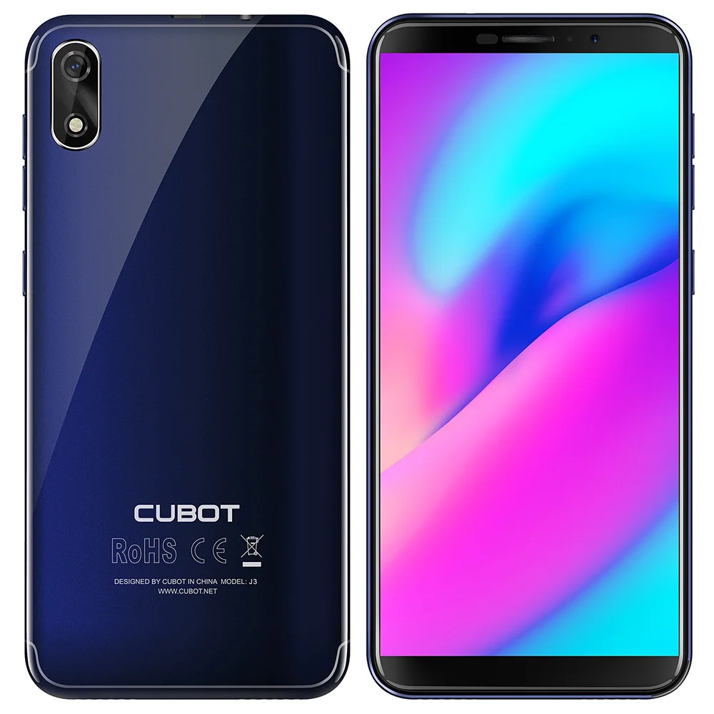 Cubot J3 3G Smartphone 5 0 Inch Android GO MT6580 Quad Core 1 3GHz 1GB