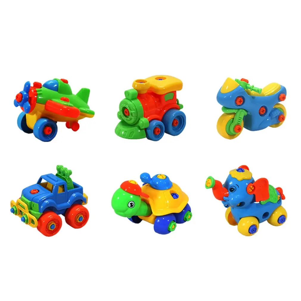 Children Toy DIY Disassembling Transportation Car Removable Class Screw