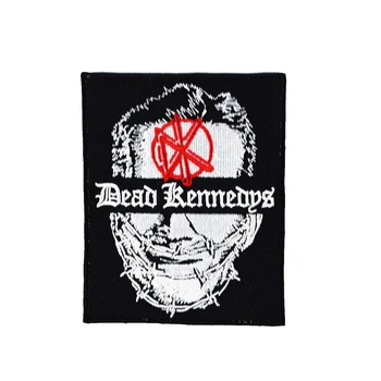 

Dead Kennedys Embroidered Patch Iron On Clothing Music Band Patch Papa for Clothing T-shirt Creative Punk and Rock Badge DIY