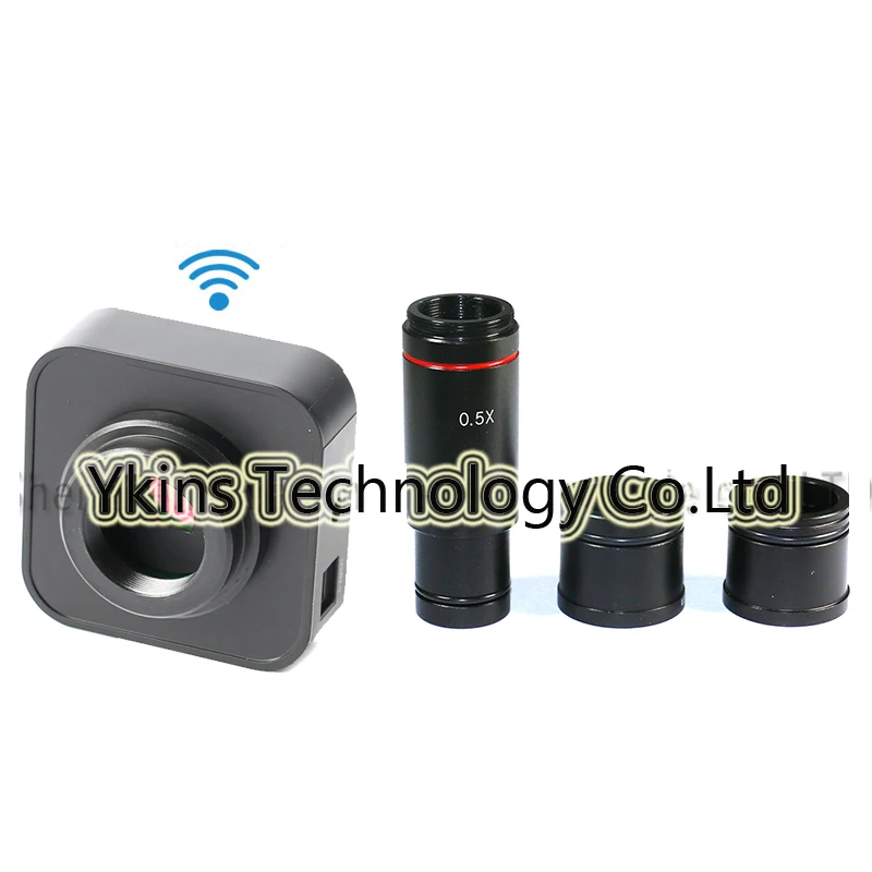 

USB WIFI Video Electronics Eyepiece Camera Camera + 0.5X C-Mount for Bio Stereoscopy Microscope Support iOS Android iPhone