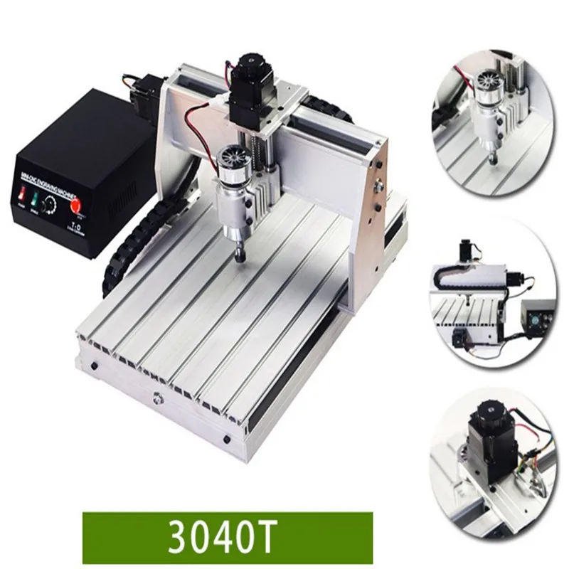

3040Z CNC milling machine 300W cnc router machine with mach3 remote control